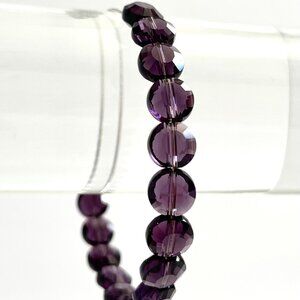 Alex + Ani Amethyst beaded bangle bracelet